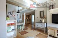 星期八公社三居室田園風(fēng)裝修設(shè)計平面方案效果圖