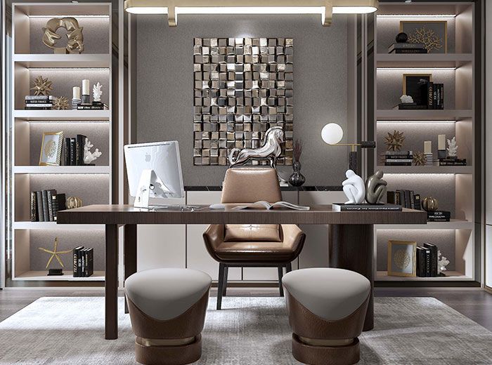 合肥裝修公司：如何裝修一個高貴優(yōu)雅的書房？