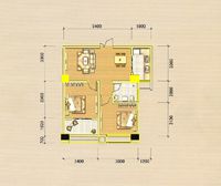 合肥裝飾公司星期八公社小區(qū)戶型平面設(shè)計方案效果圖