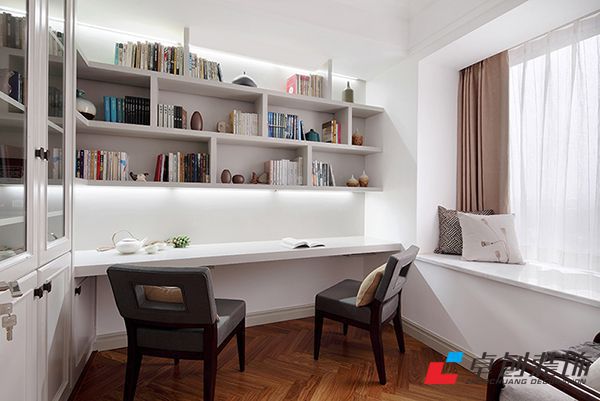 合肥卓創(chuàng)裝飾公司|書房裝修設計效果圖 款款讓你心動