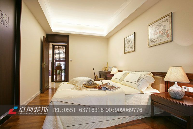 保利拉菲公館103㎡--中式風(fēng)格裝修設(shè)計(jì)餐廳效果圖，合肥裝修公司，合肥裝飾公司