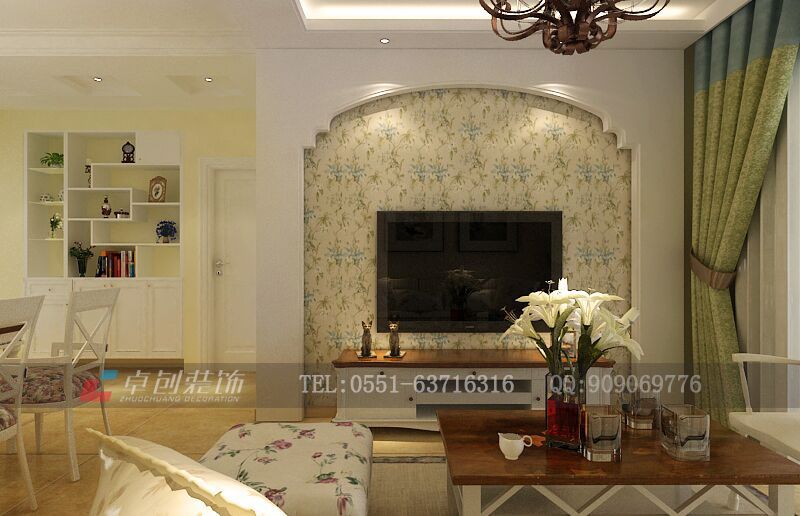 田園裝修風(fēng)格效果圖0551-63716316