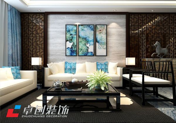 合肥卓創(chuàng)裝修公司支招小戶型如何裝新中式風(fēng)格