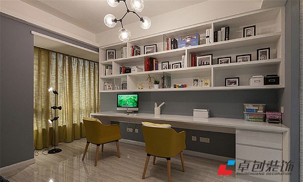 書房裝修設(shè)計效果圖