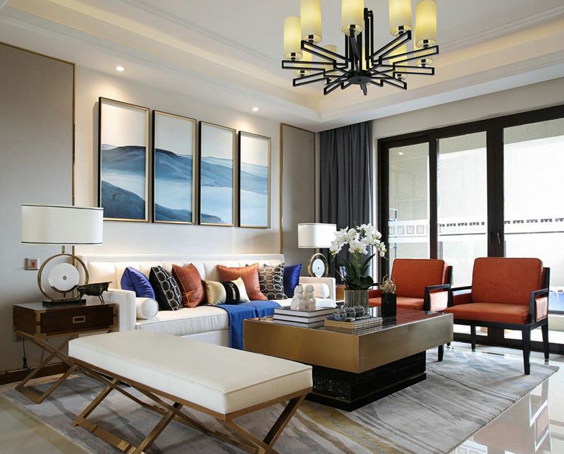 新中式風(fēng)格效果圖-新房裝修流程-合肥卓創(chuàng)裝飾公司