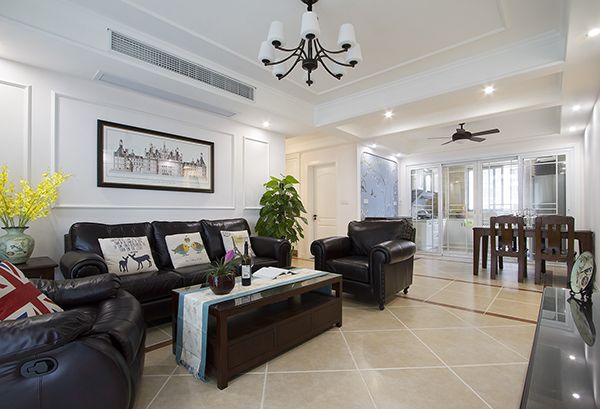 禹州翡翠湖郡119.45平田園混搭風(fēng)格婚房裝修設(shè)計案例