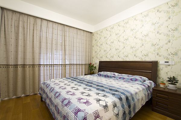 禹州翡翠湖郡119.45平田園混搭風(fēng)格婚房裝修設(shè)計案例